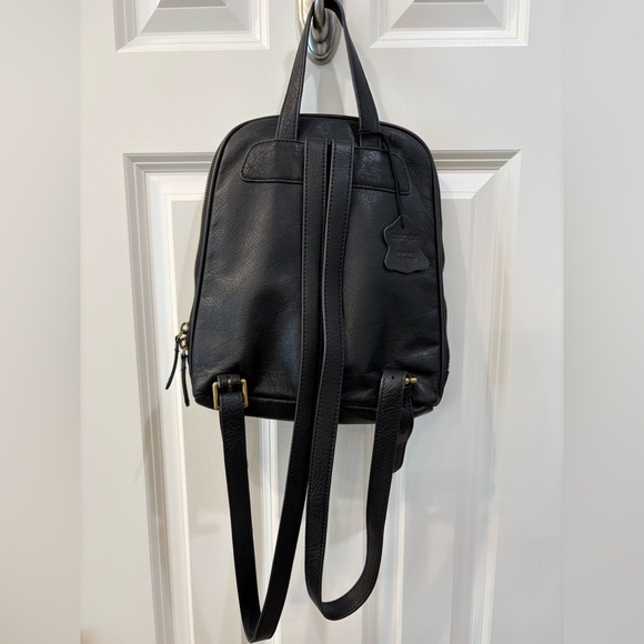 Margot Black Leather Backpack Purse 🖤 - Picture 6 of 8